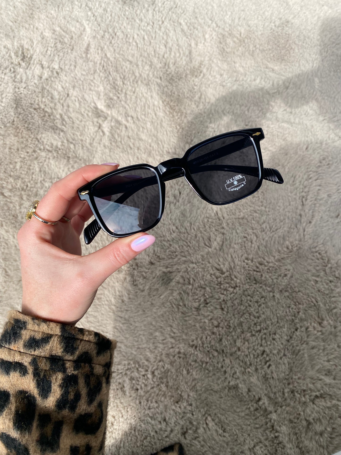 Linde sunglass black