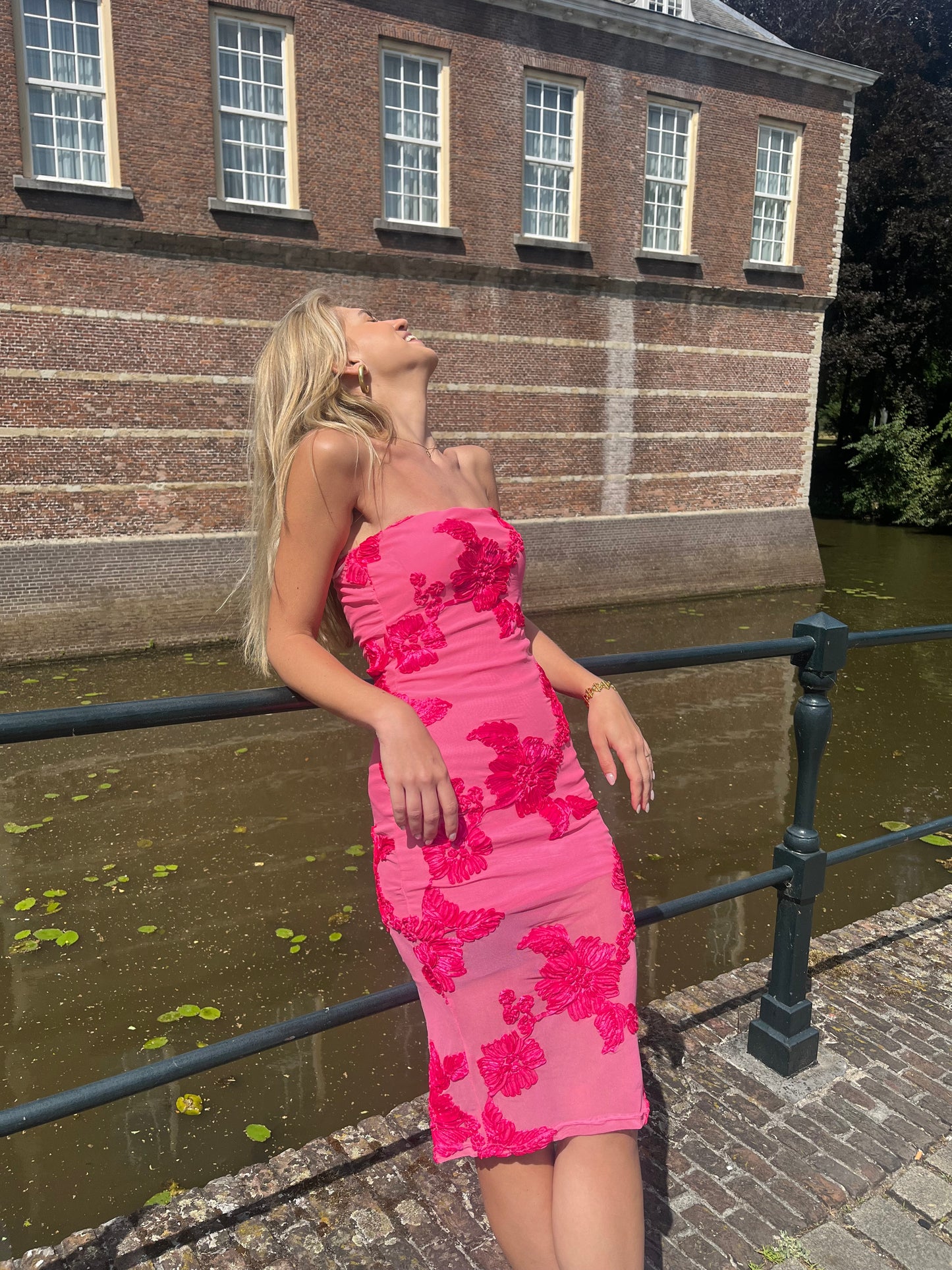 Flower dress pink