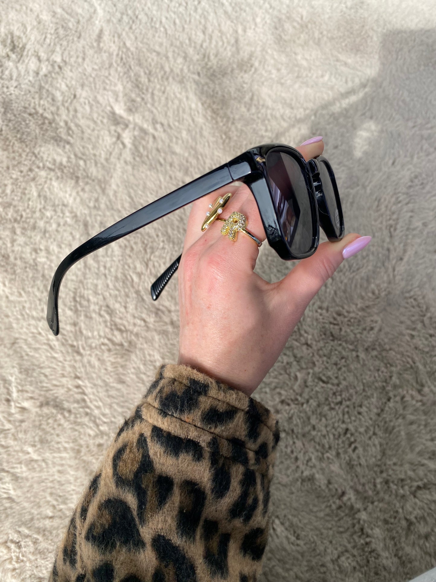 Linde sunglass black