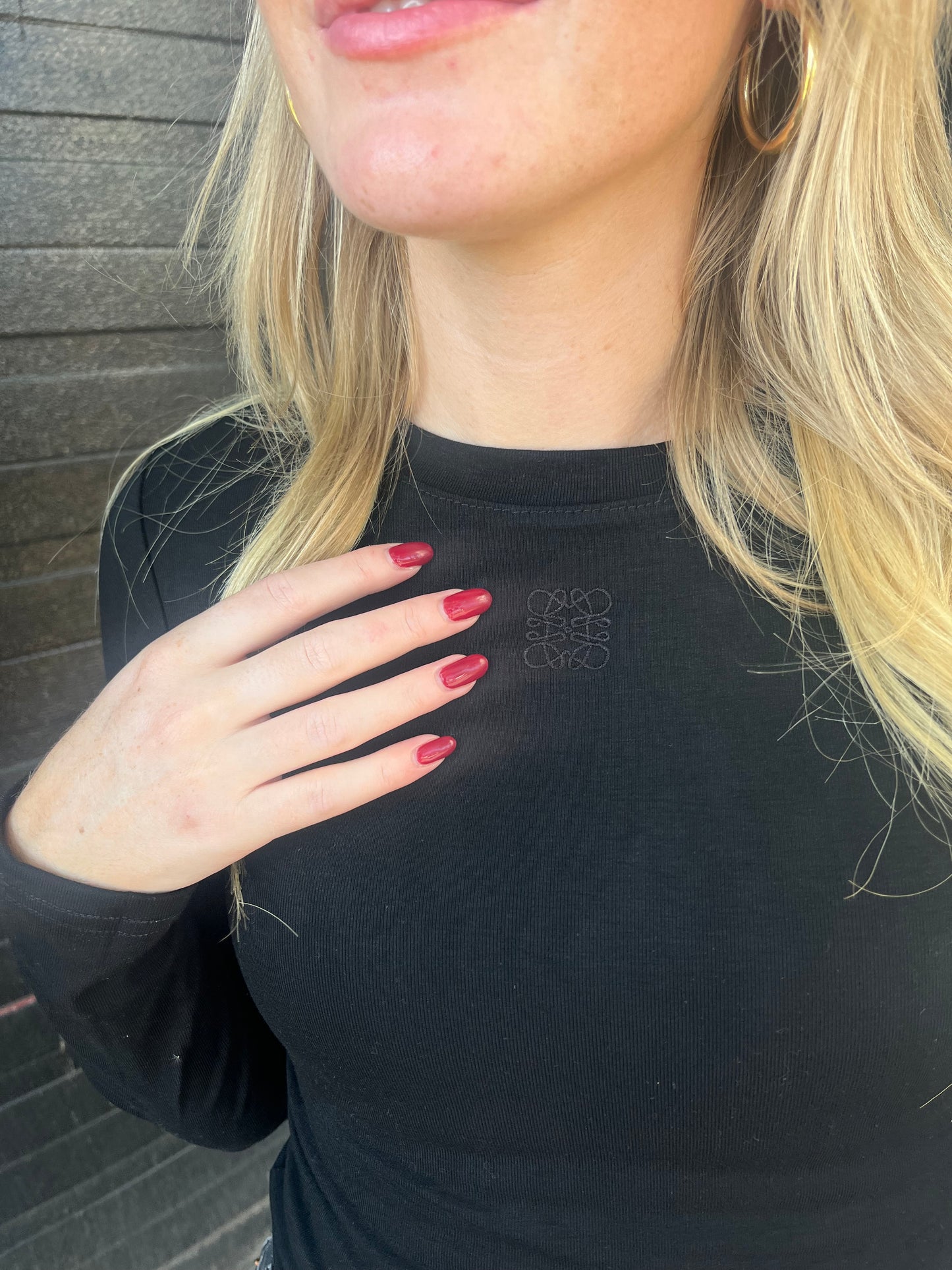 Love top black