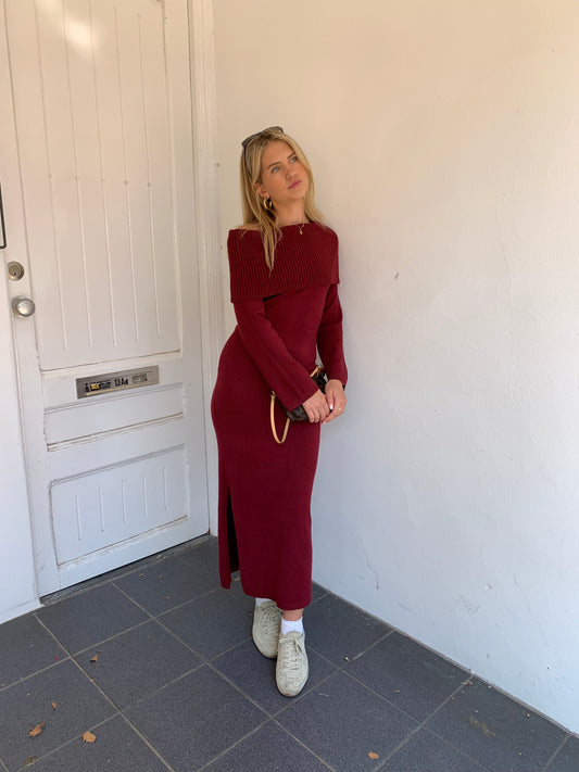Linny dress bordeaux