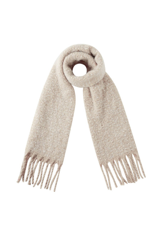 Cozy scarf beige