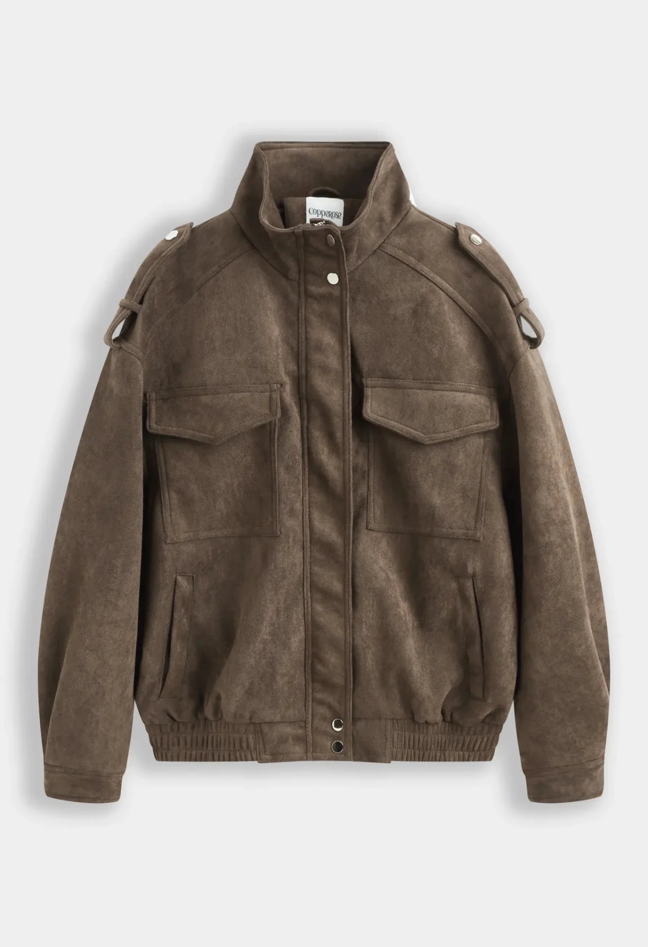 Lotte suede jacket brown