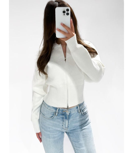 Aspen zipper white