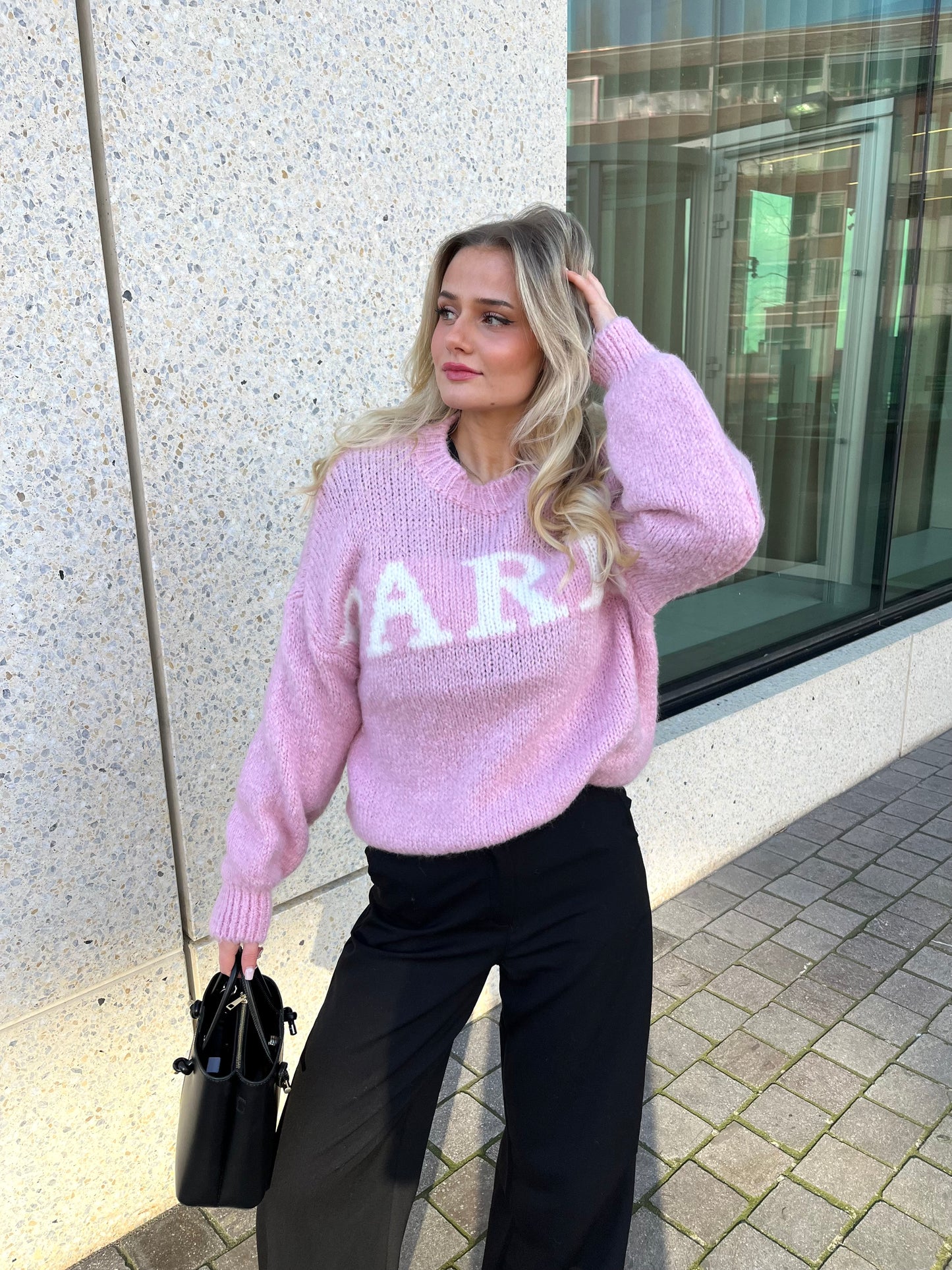 Paris sweater light pink