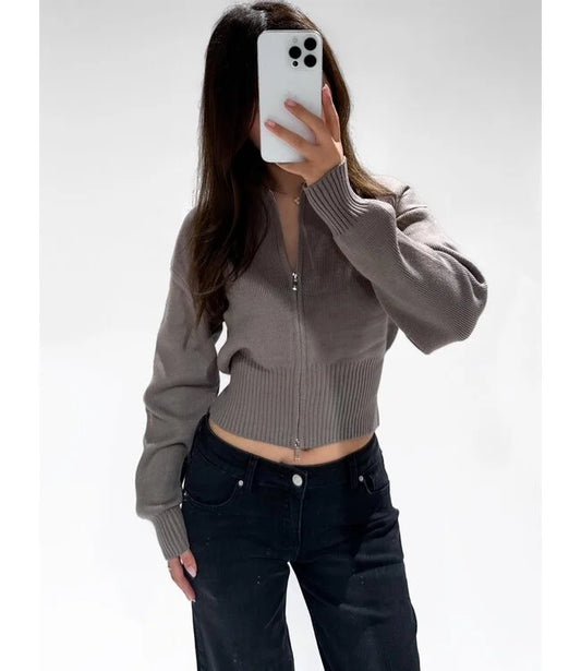 Aspen zipper brown