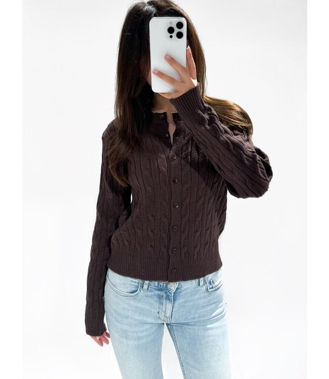 Clara cable top brown