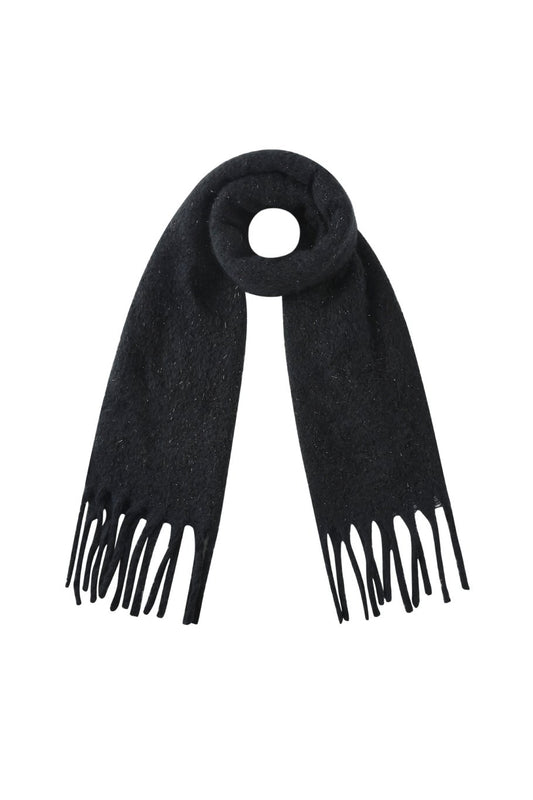 Cozy scarf black