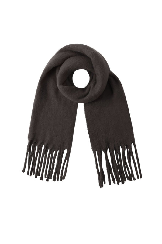 Classy scarf dark brown