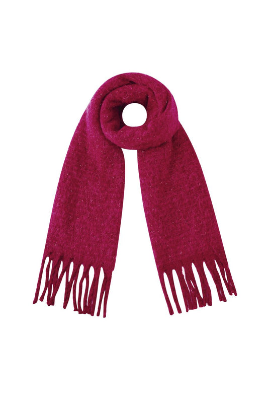 Cozy scarf bordeaux